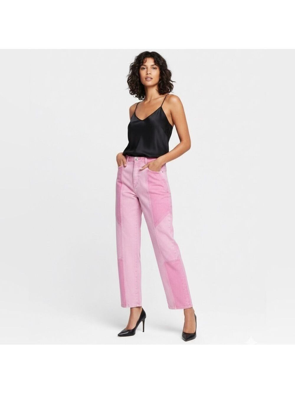 IRO Paris Tigra Faded High Waisted Pink Jeans